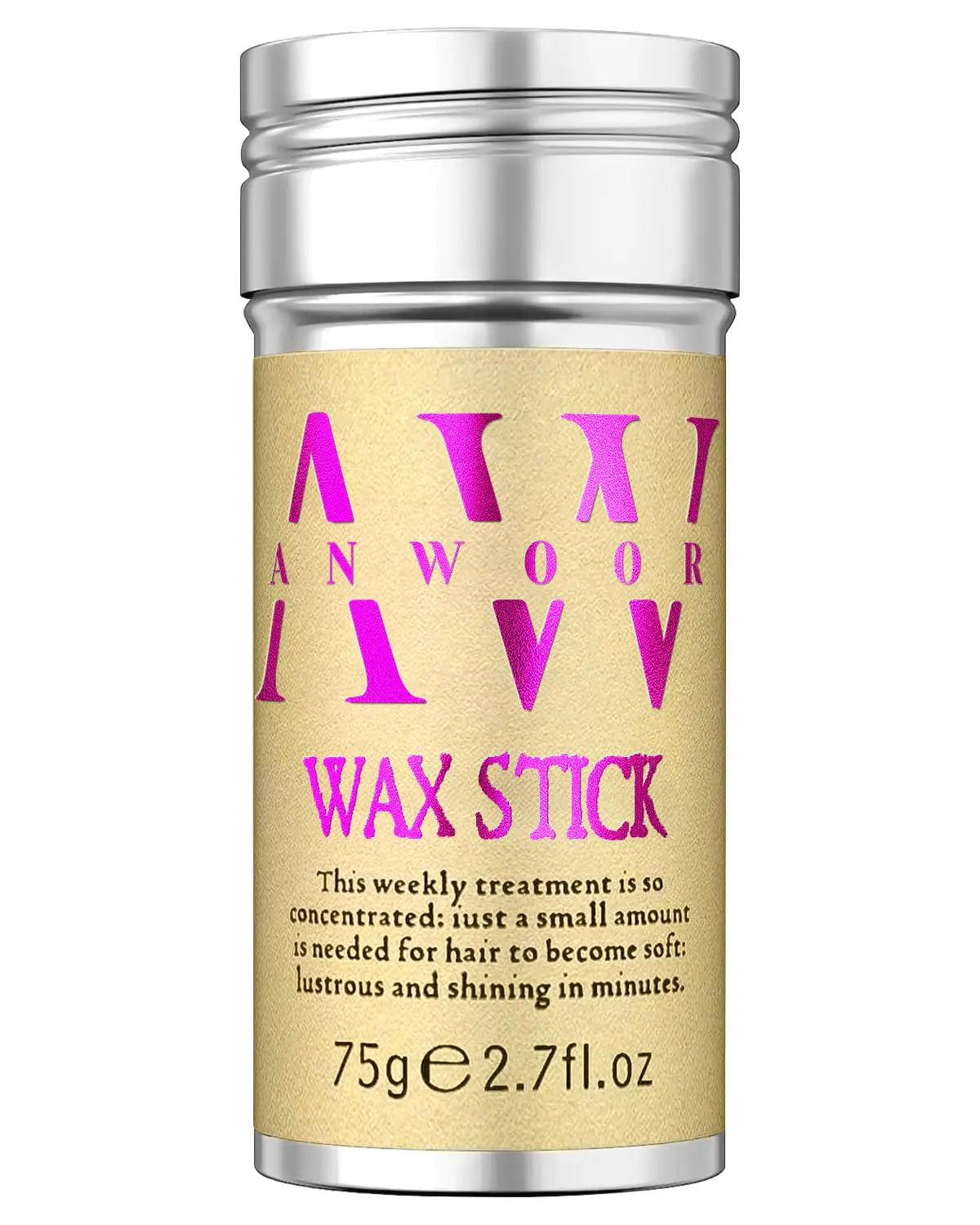 AnWoor Hair Wax Stick, 3PCS - Wax stick for Hair Wigs Edge Control, Hair Wax Stick for Flyaways, Taming Frizz, Hair Styling Slick Stick for Pomade & No-Greasy - 2.7 Oz 2.7 Ounce (Pack of 3)