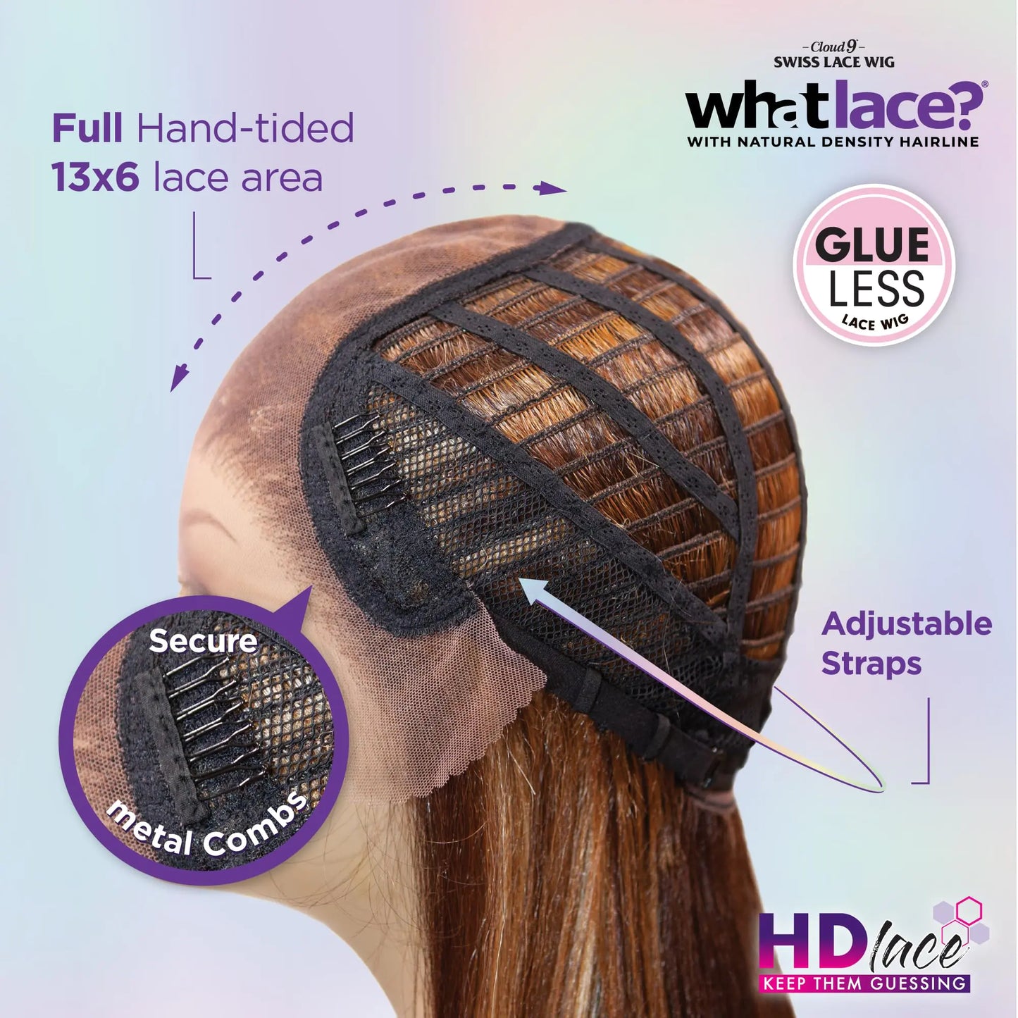 Sensationnel What lace 13x6 wigs - latisha synthetic wig cloud 9 with preplucked hairline hd lace - Whatlace Latisha (T1B/30) T1B/30